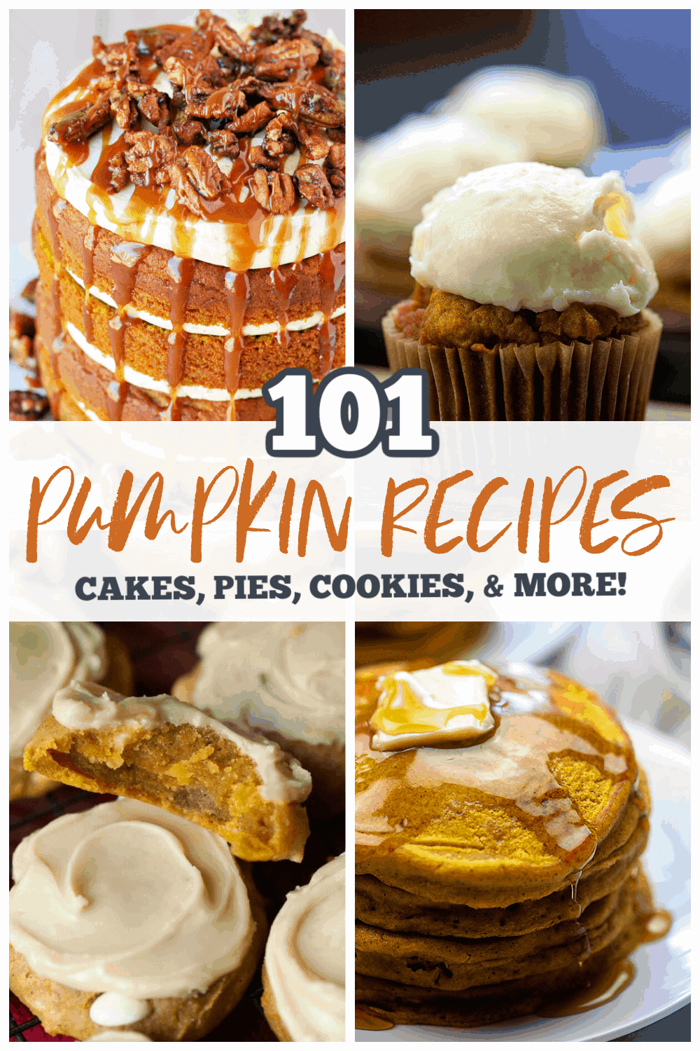 101 Pumpkin Recipes - Fall Favorites, all in one spot!