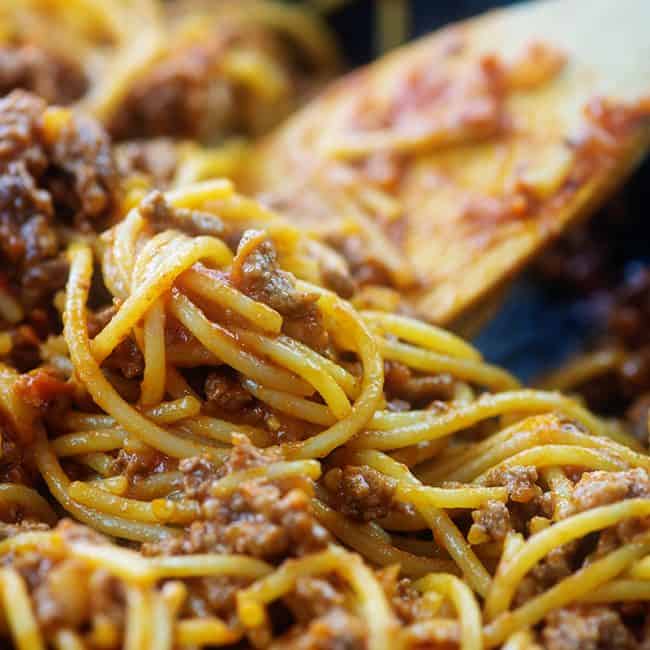 Easy Cheesy Spaghetti Sandwiches | Buns In My Oven