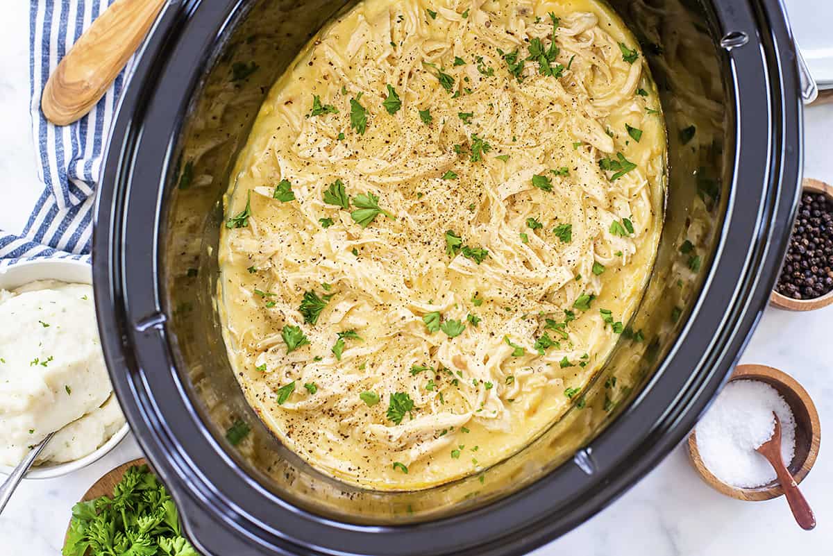 Crockpot Chicken and Gravy
