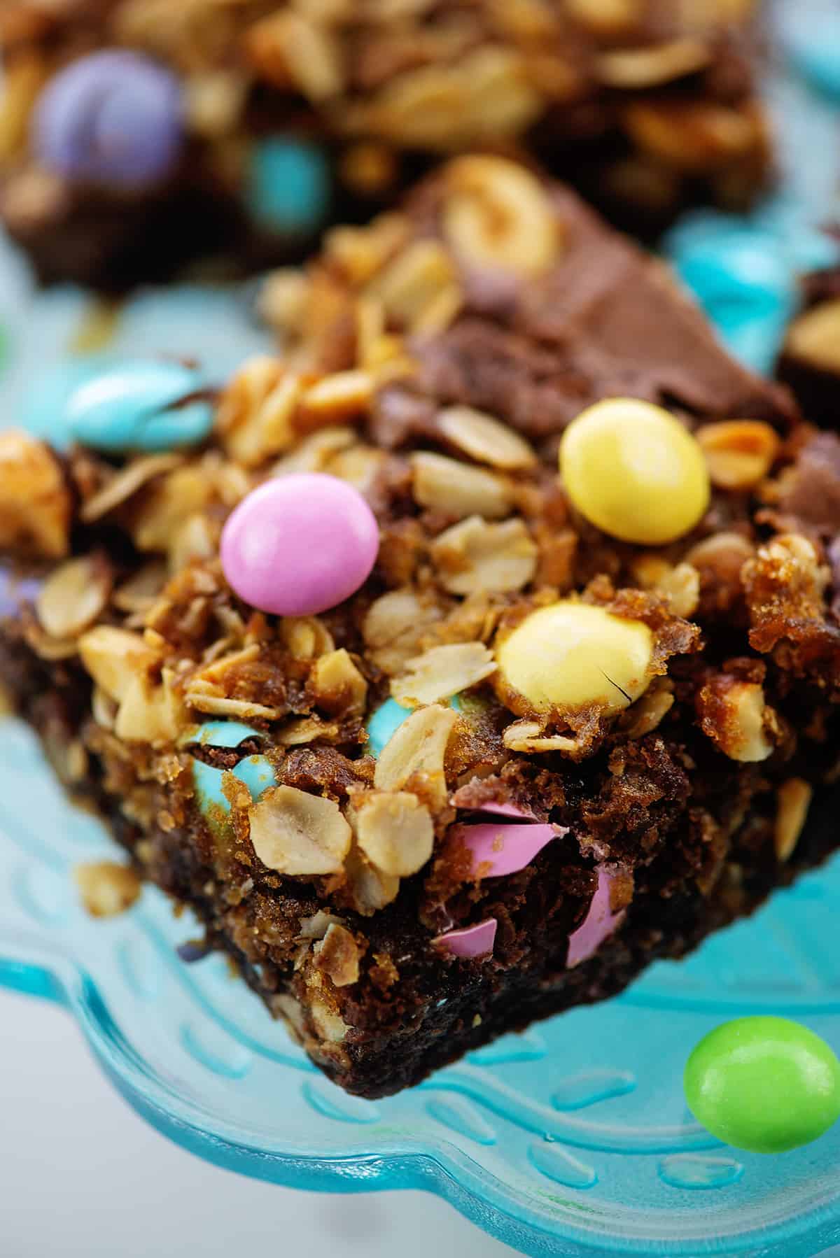 Easter Oatmeal Brownies