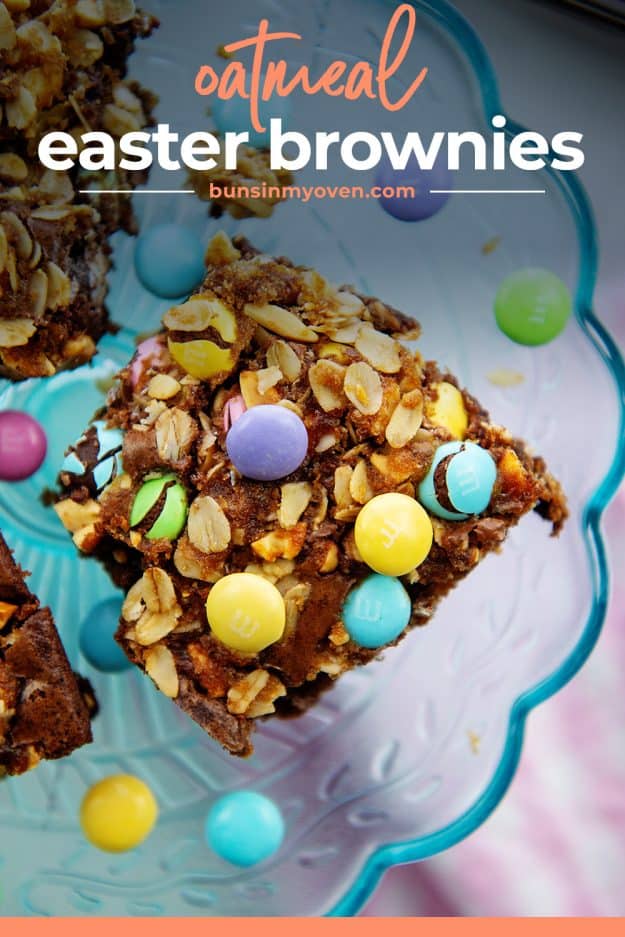 Easter Oatmeal Brownies Recipe — Buns In My Oven