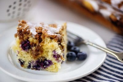Blueberry Cinnamon Roll Cake Recipe | Buns In My Oven