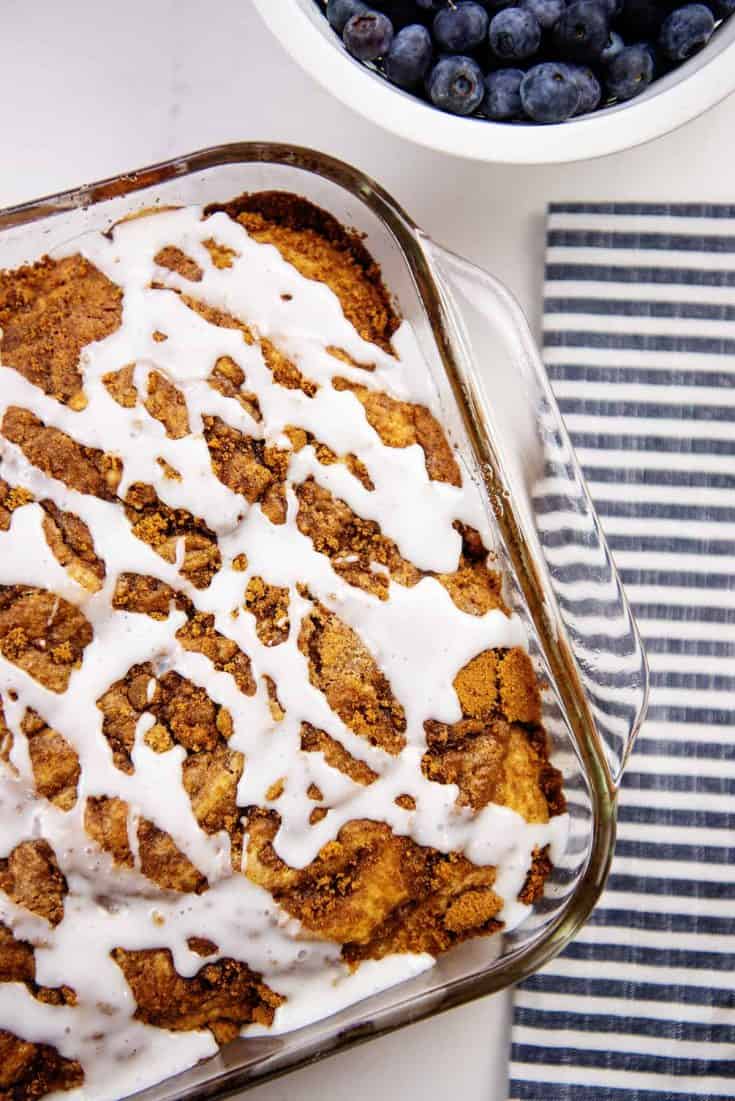 Blueberry Cinnamon Roll Cake Recipe Buns In My Oven