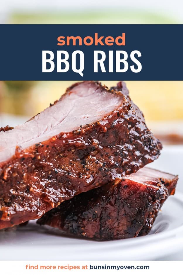 pile of bbq ribs.