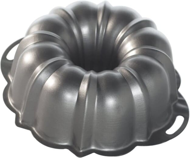 silver bundt pan.