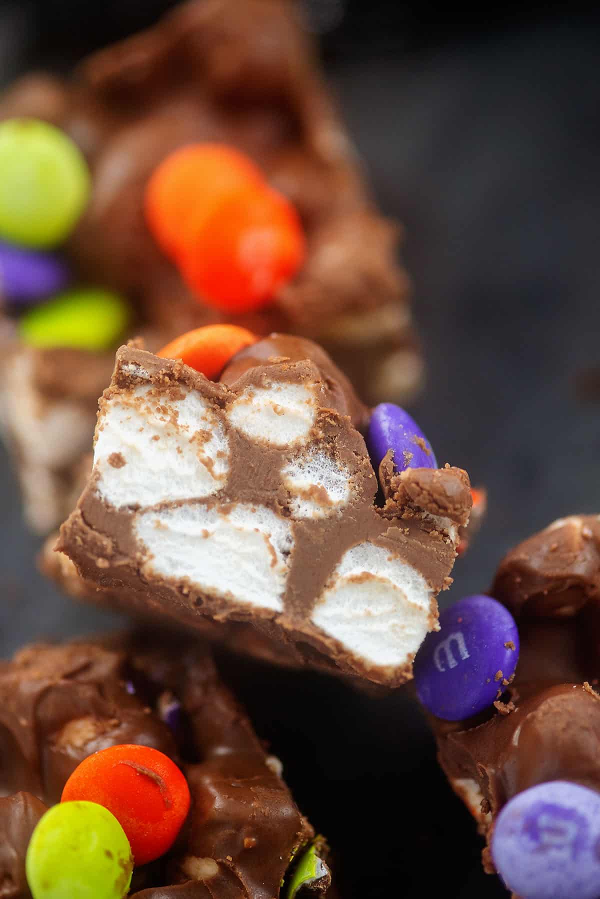 Halloween Marshmallow Bars
