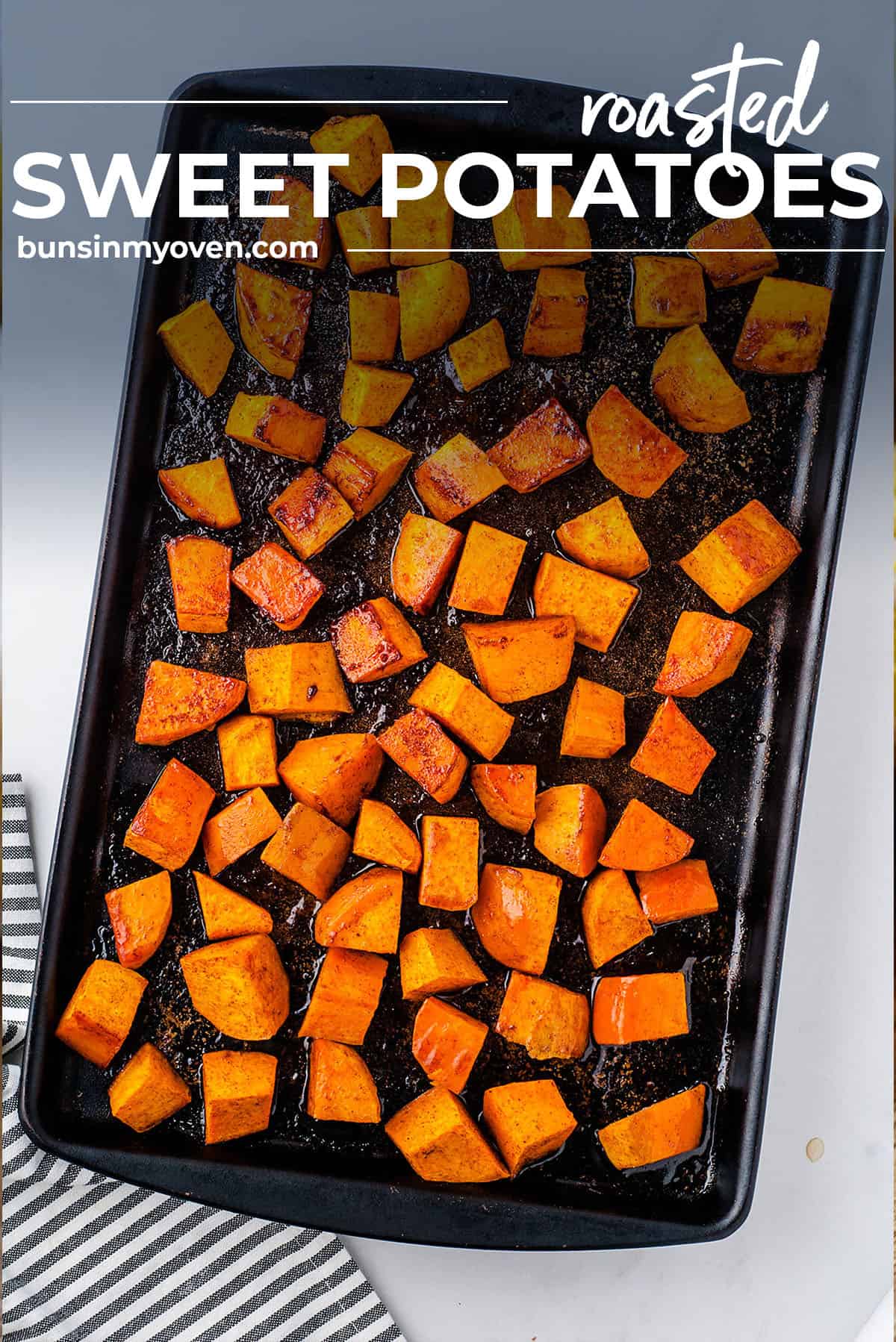 Honey Cinnamon Sweet Potato Cubes