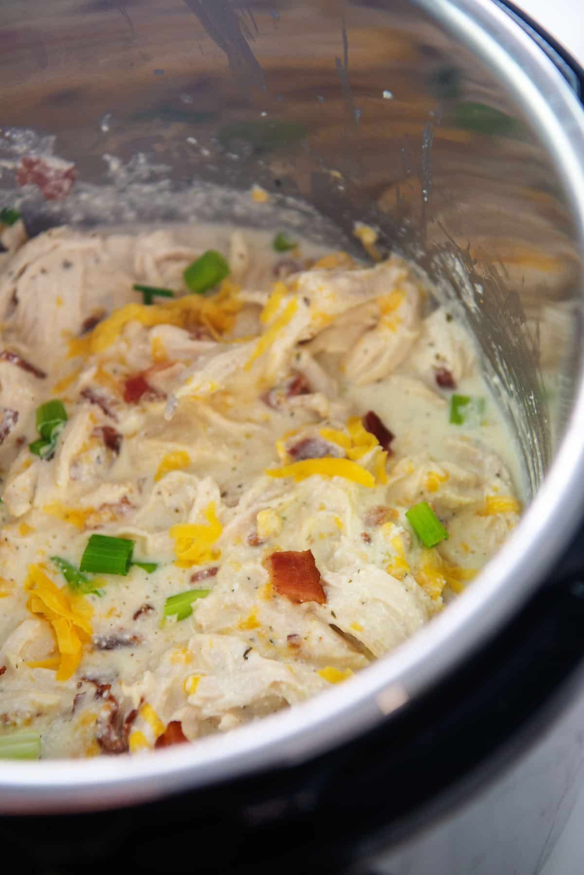 crack chicken in Instant Pot.