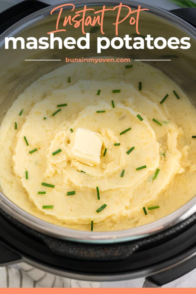 Mashed potatoes in Instant Pot.