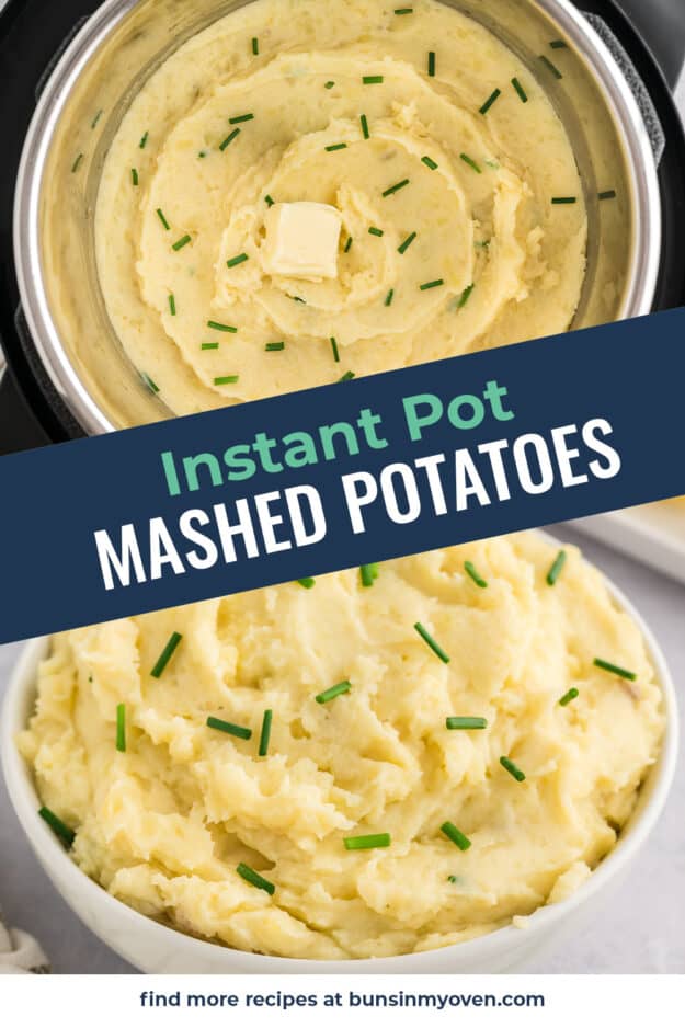 Collage of mashed potato images.
