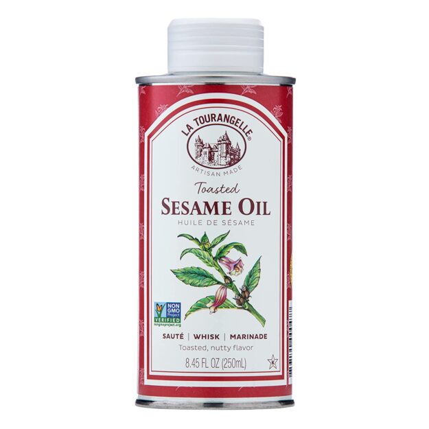 A bottle of toasted sesame seed oil