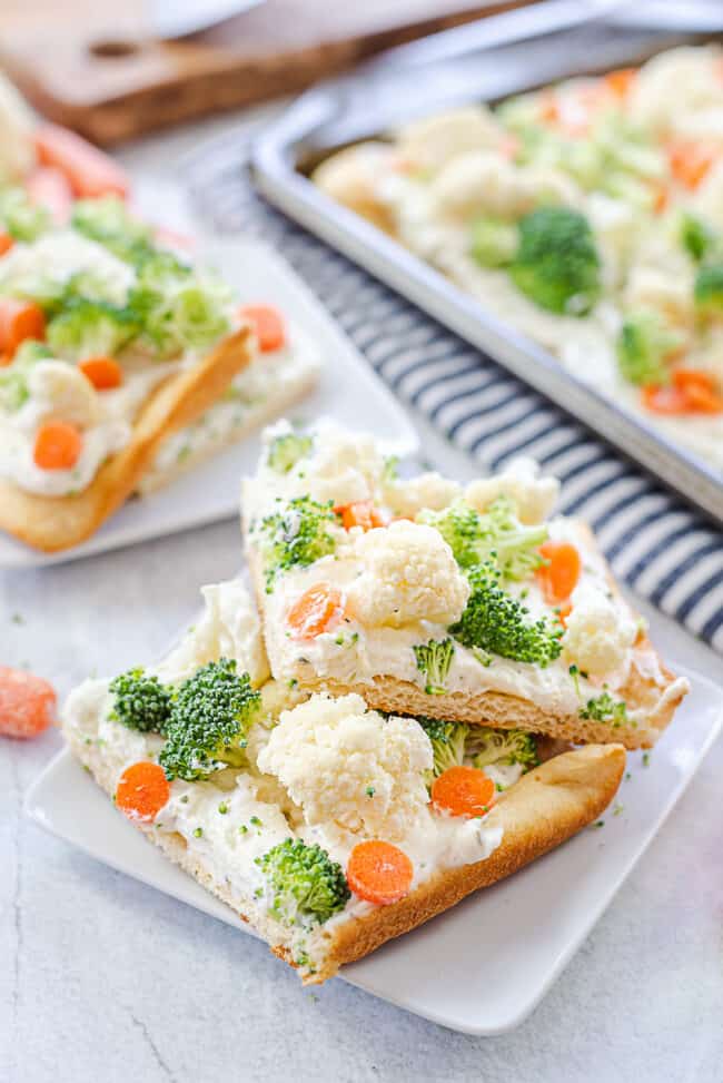 Cold Veggie Pizza Recipe Perfect for Gatherings! Buns In My Oven