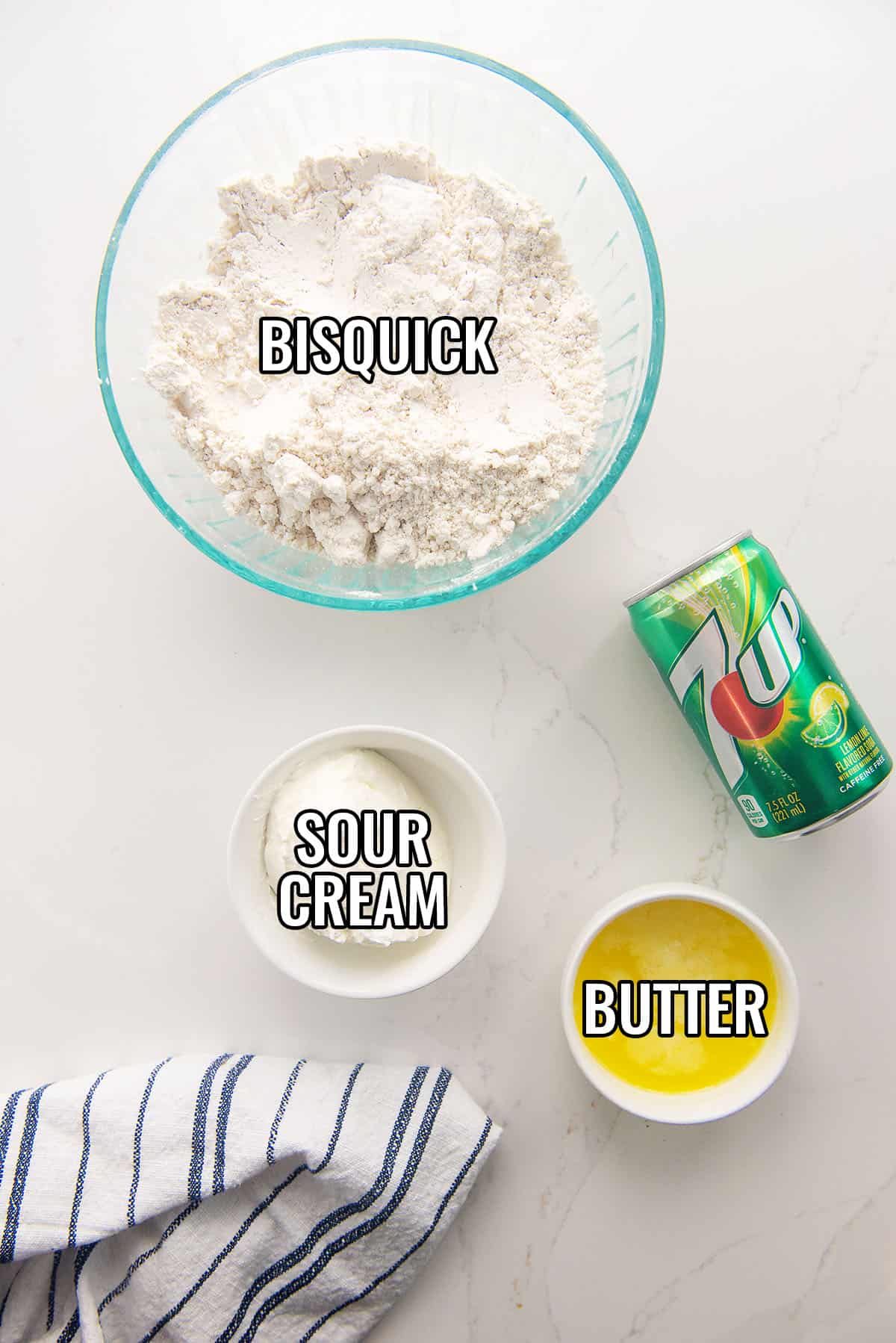 ingredients for 7 up biscuit recipe.