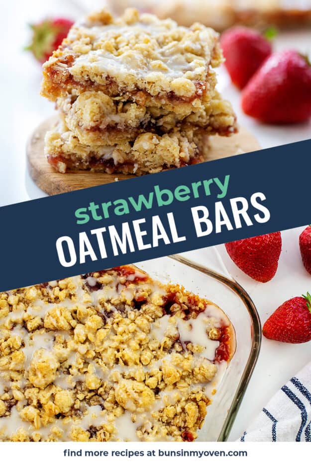 collage of oatmeal bar images.