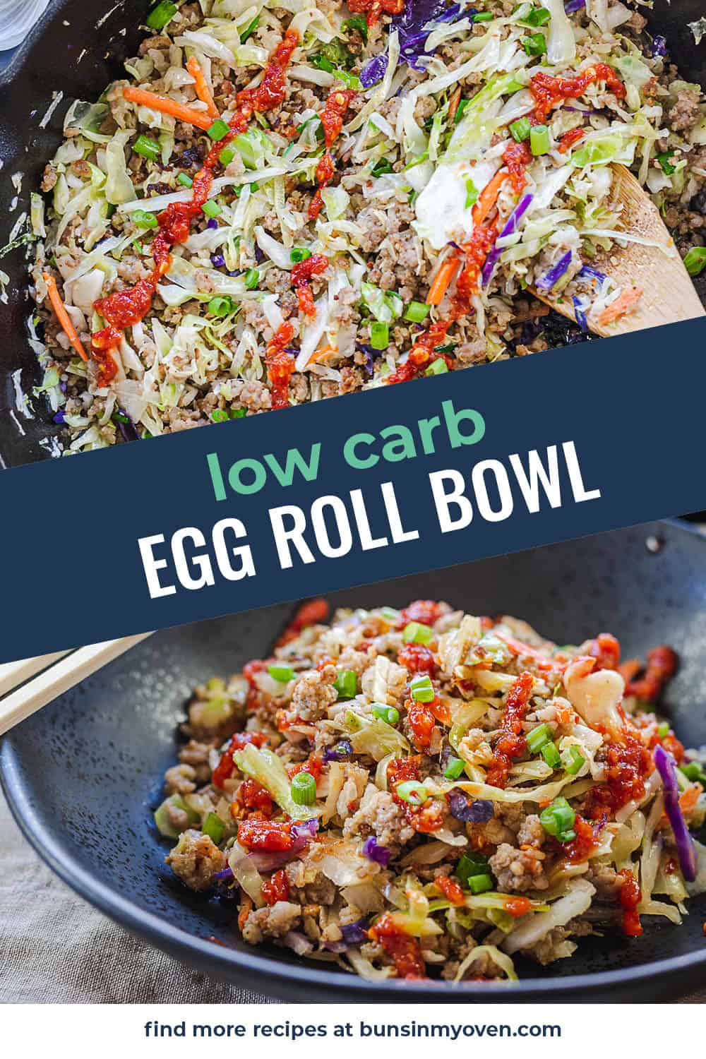 Sausage Egg Roll In A Bowl Recipe {Crack Slaw} Buns In My Oven