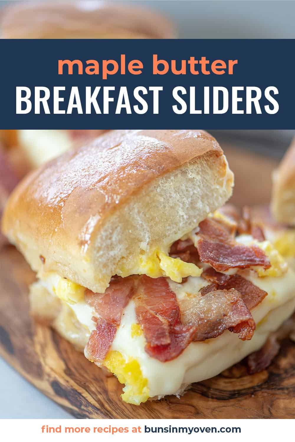 maple butter breakfast slider.