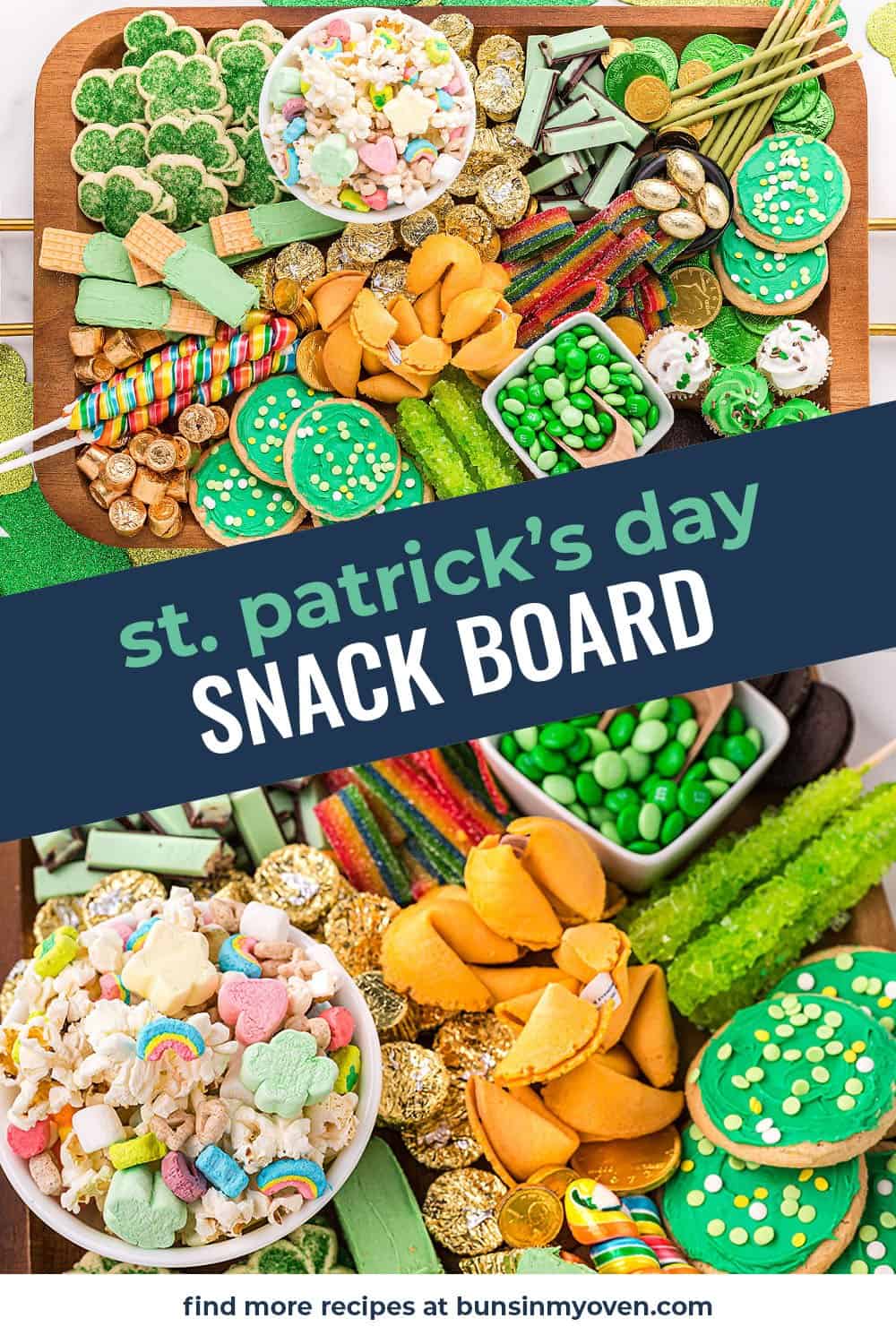 collage of snack board images.