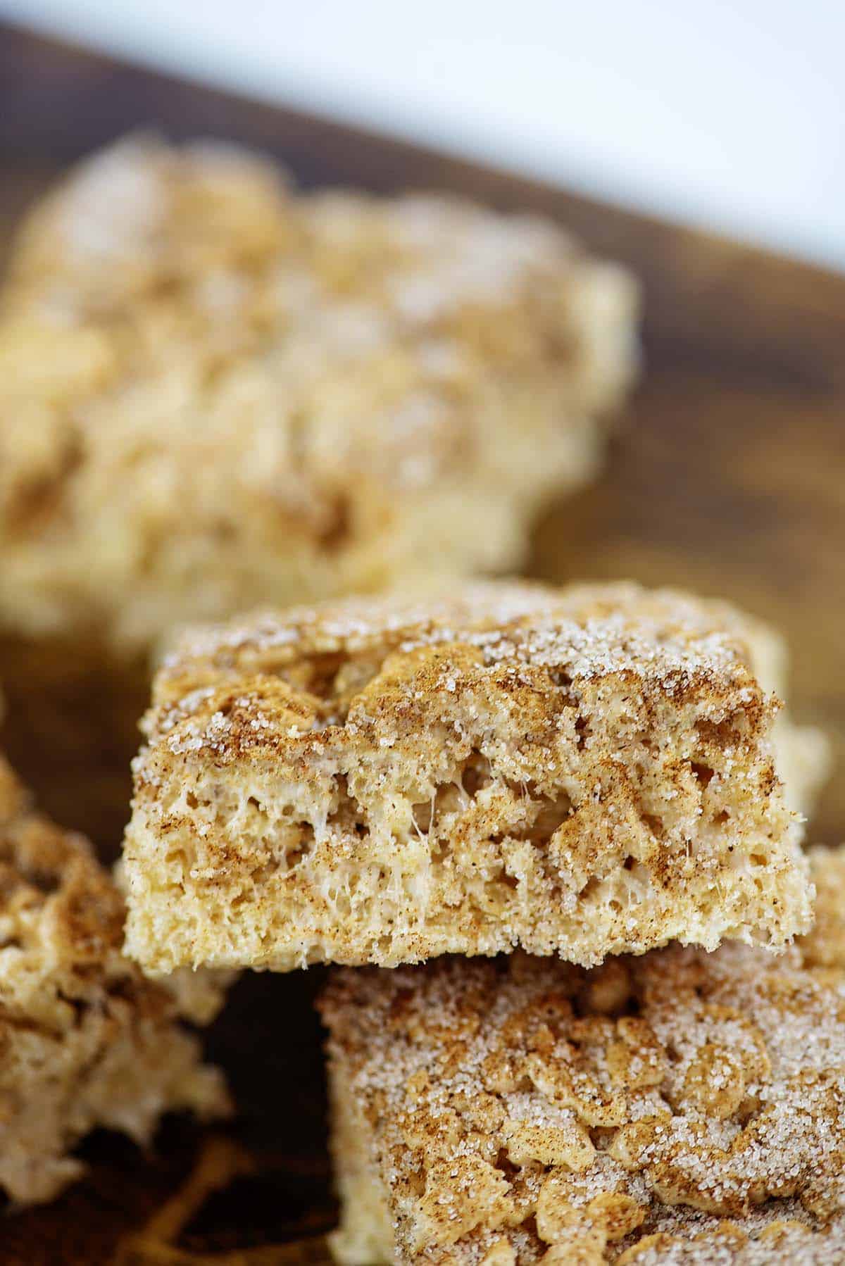 snickerdoodle rice krispies treats.