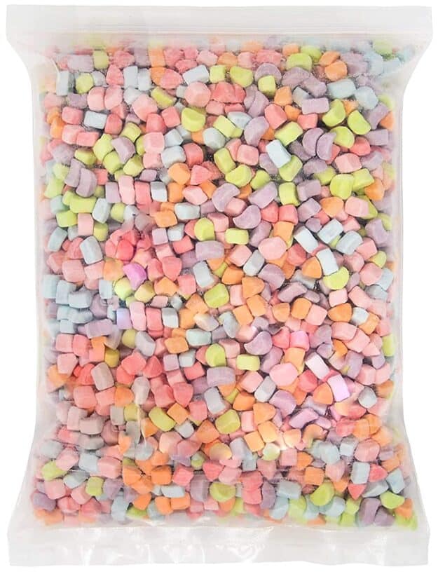 dehydrated cereal marshmallows.