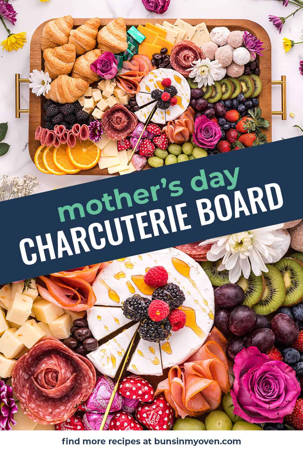 collage of charcuterie board images.