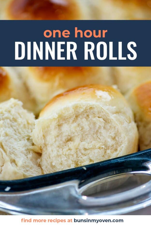 homemade dinner rolls in pan.