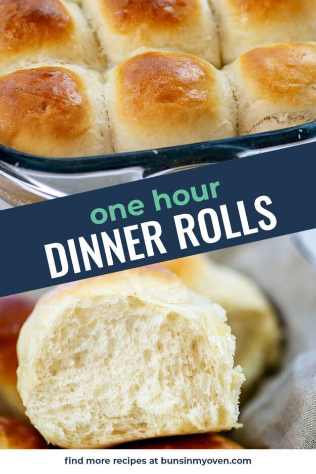collage of dinner rolls images.
