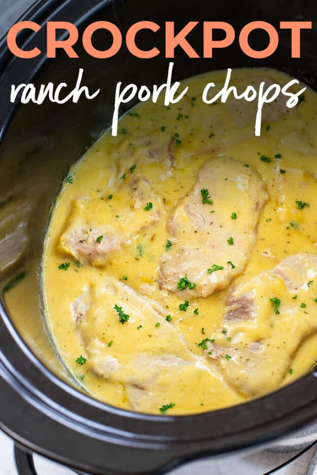 pork chops in crockpot.