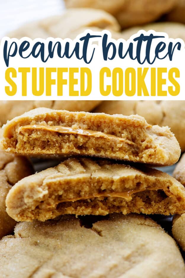 cookies filled with peanut butter.