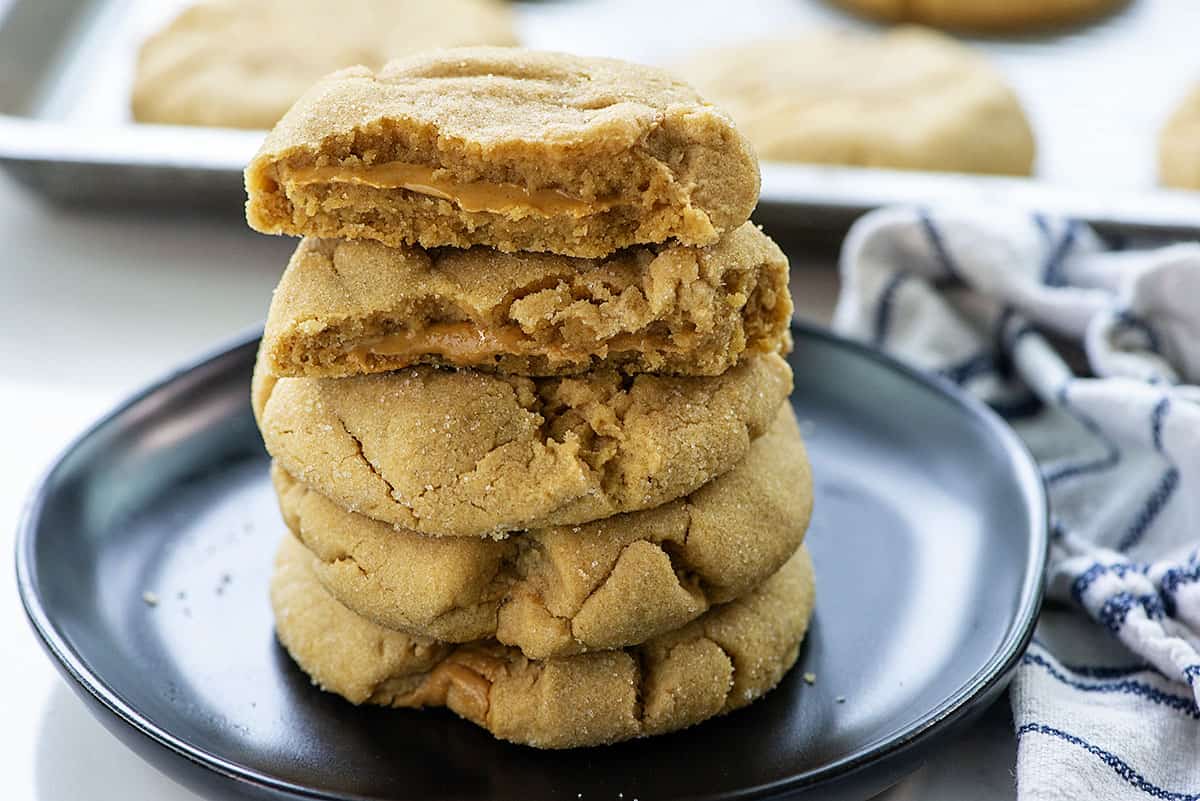 stuffed peanut butter cookies.