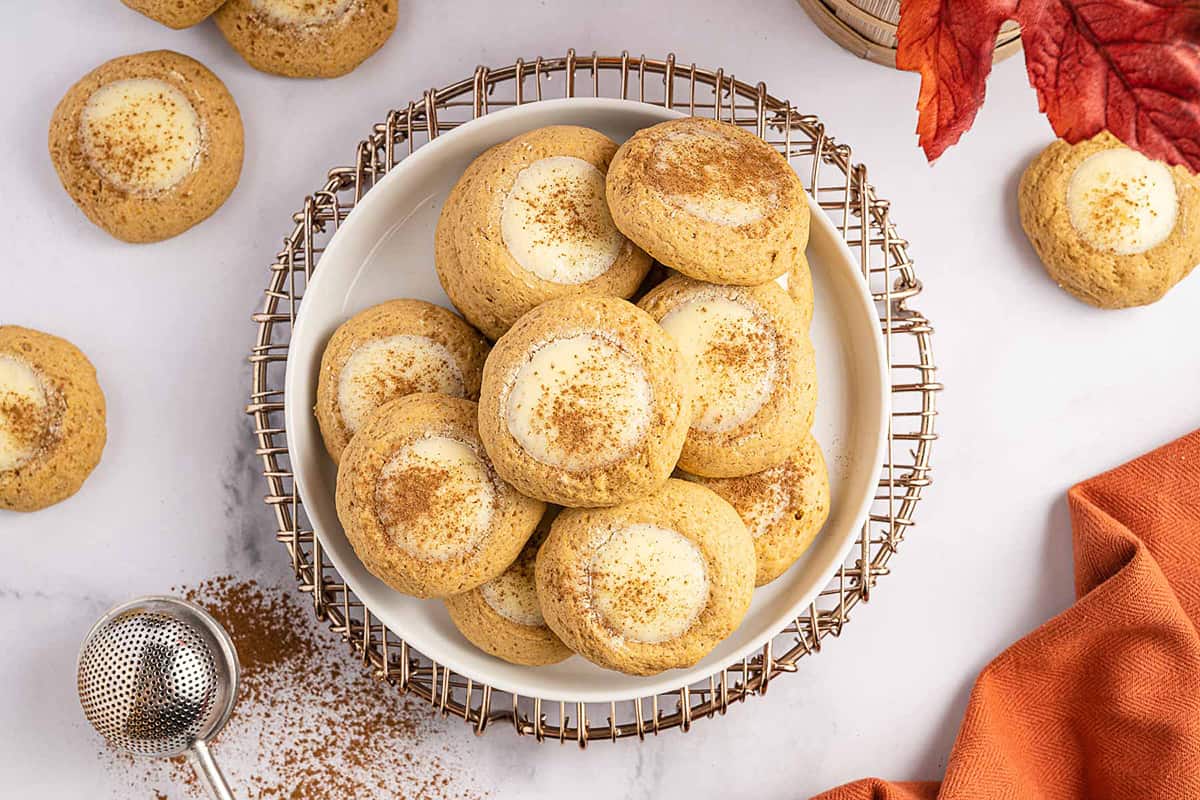Pumpkin Cheesecake Cookies