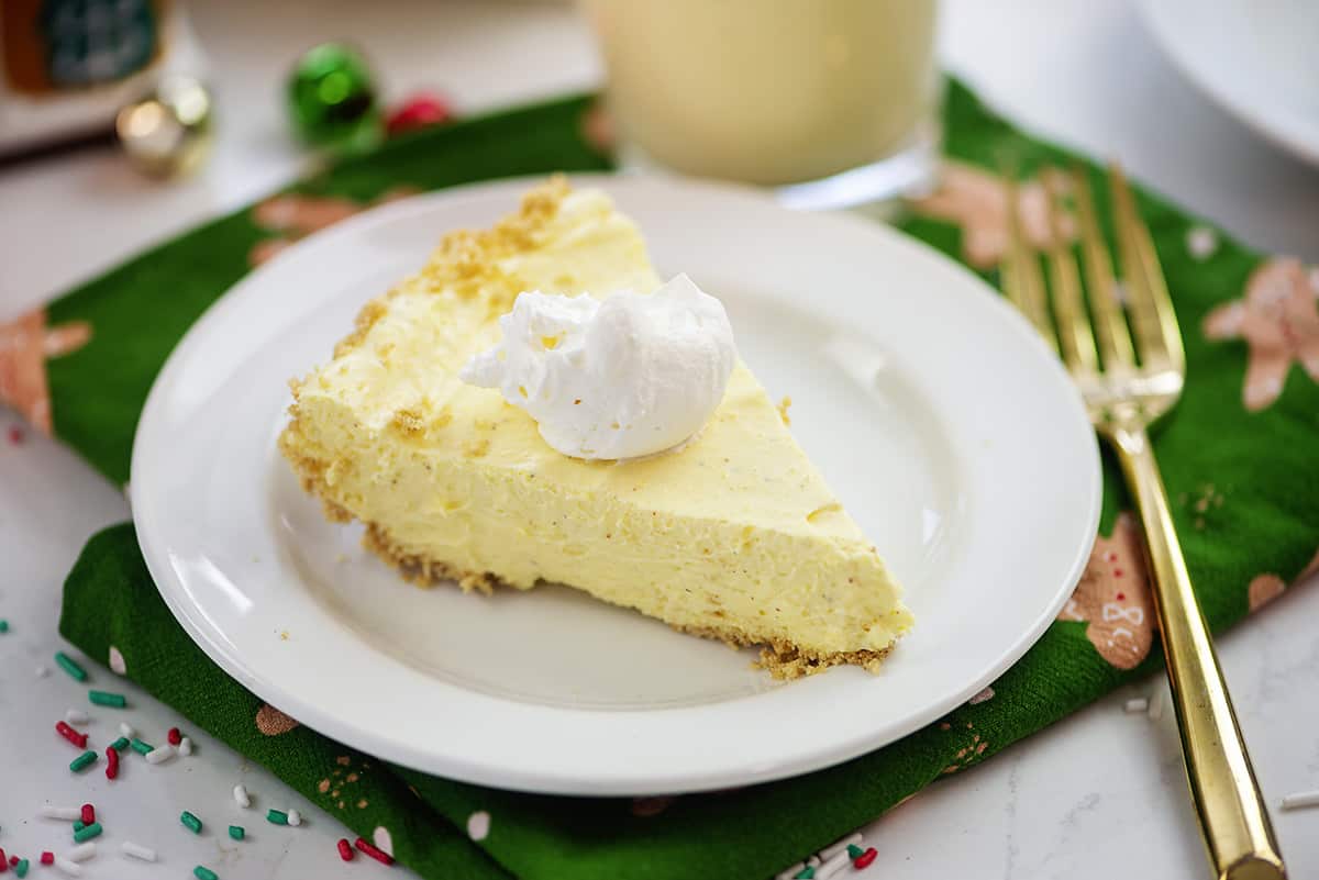 Eggnog Pie