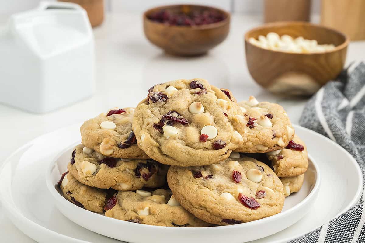 White Chocolate Cranberry Cookies