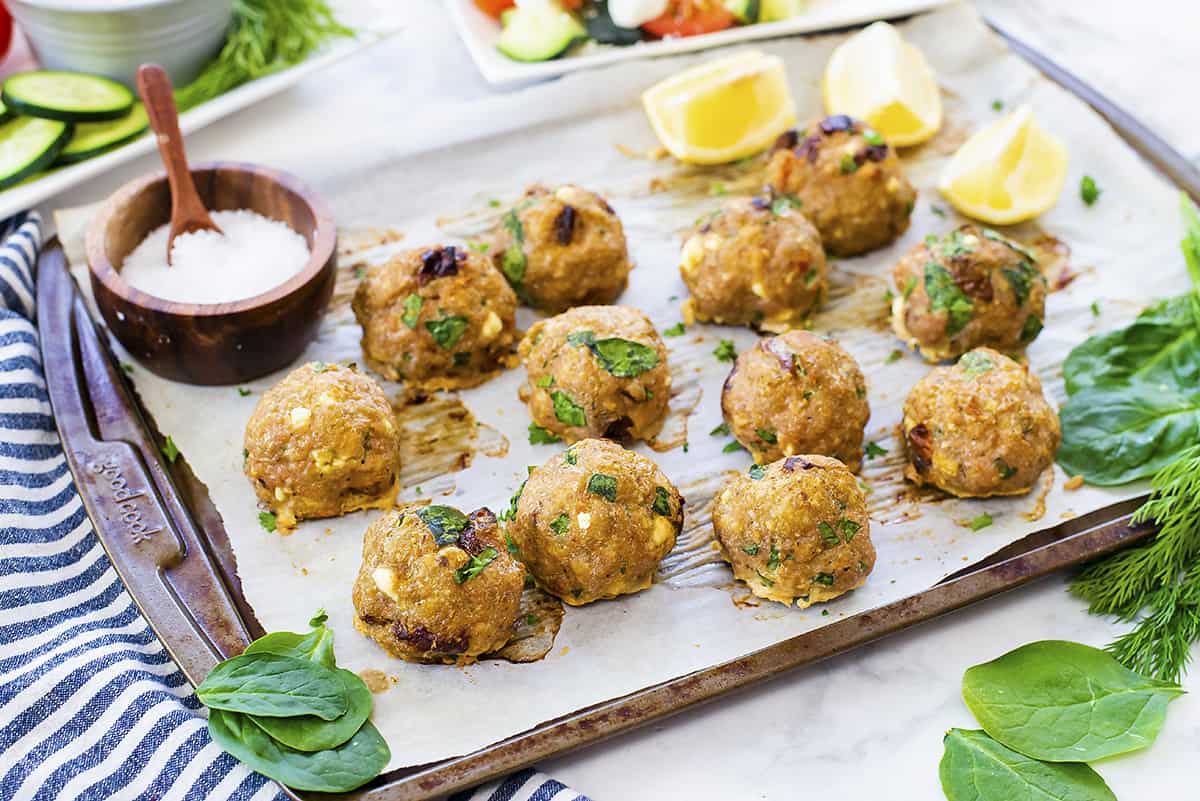 Greek Turkey Meatballs