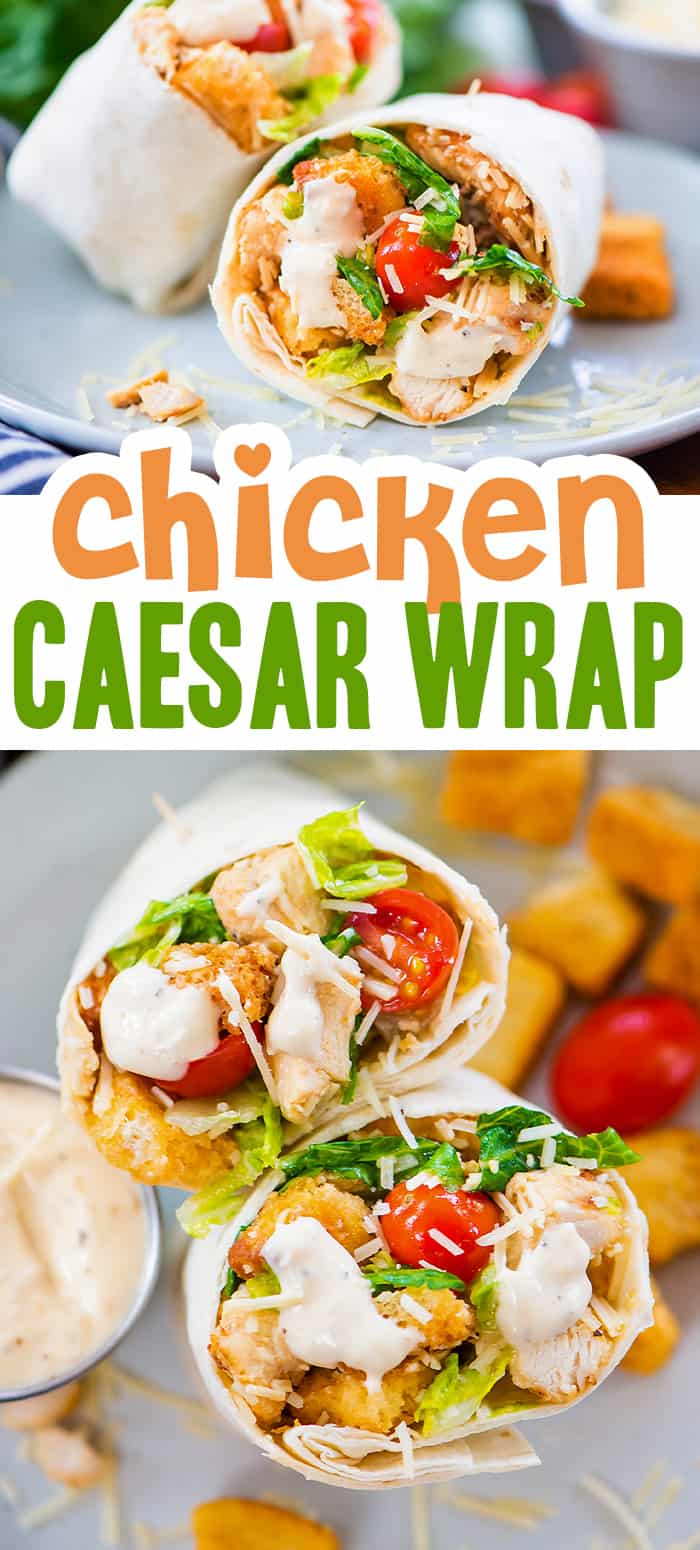 Chicken Caesar Wraps | Buns In My Oven