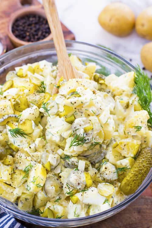 Dill Pickle Potato Salad Buns In My Oven