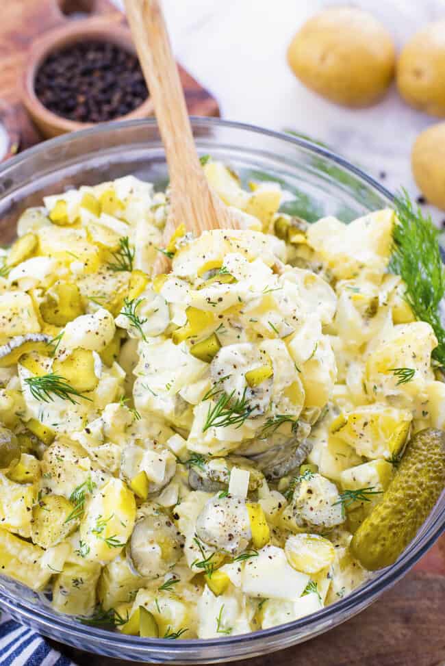 Dill Pickle Potato Salad Buns In My Oven