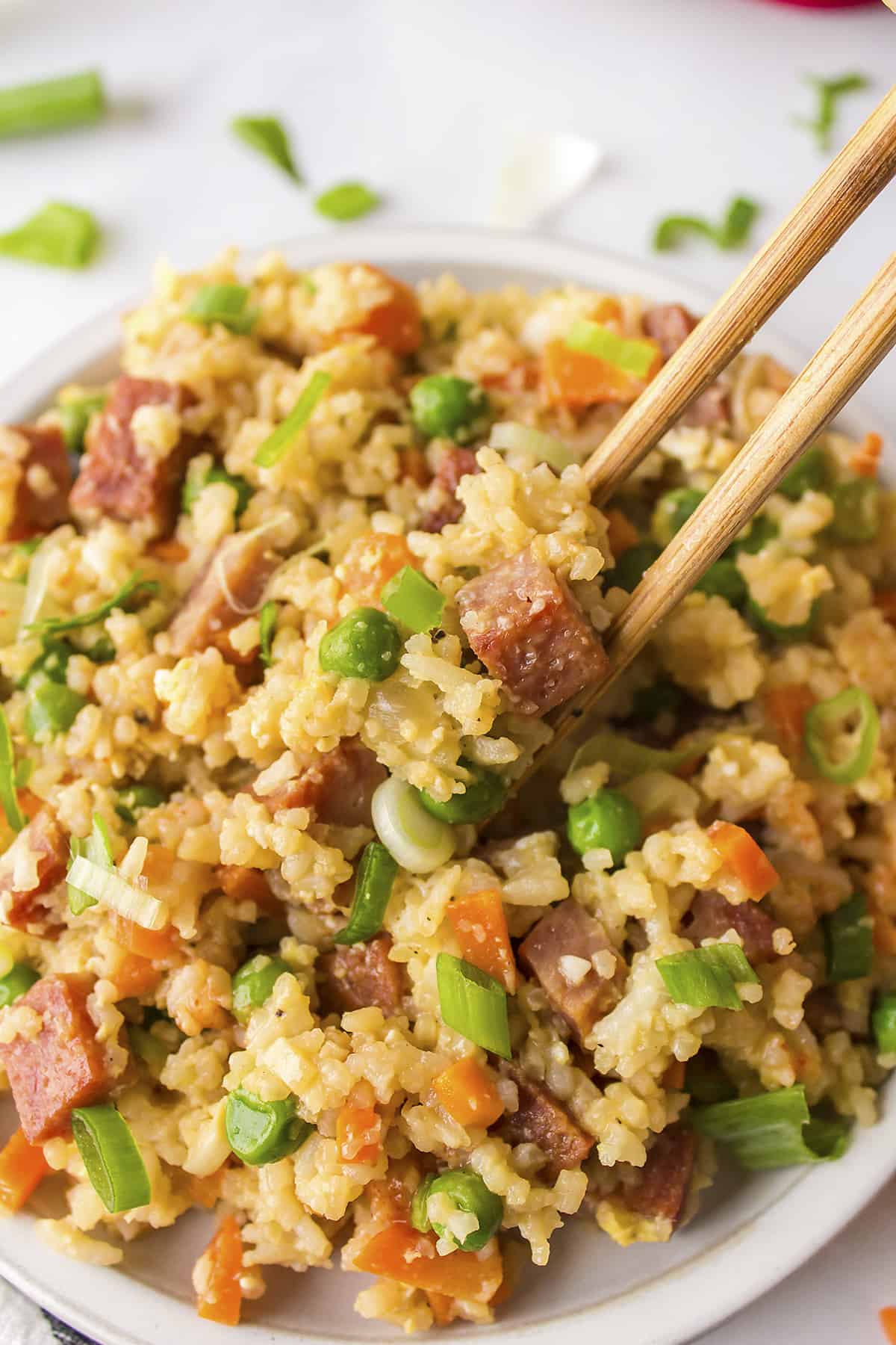 Perfect fried rice in a frying pan - even on an electric range or hotplate