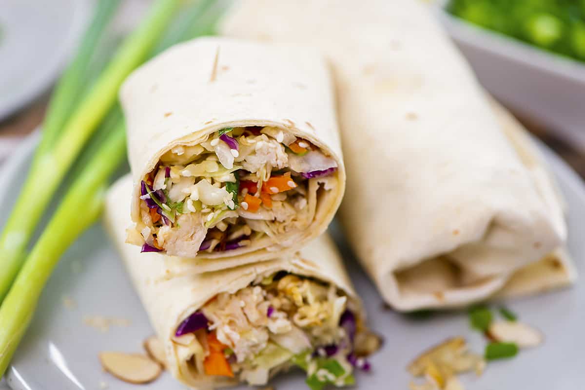 Ramen Chicken Salad Wrap