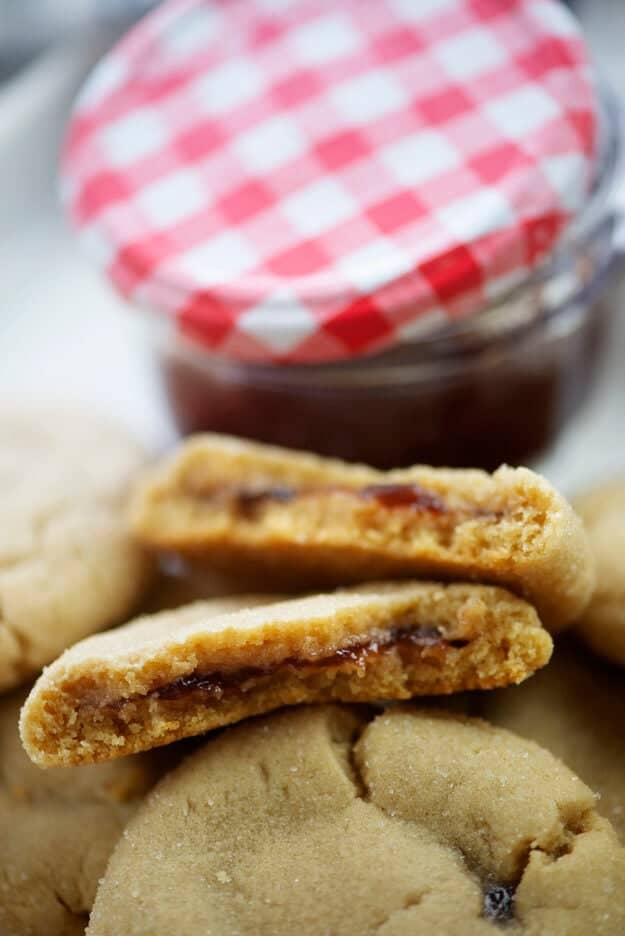 Peanut Butter and Jelly Cookies | Buns In My Oven