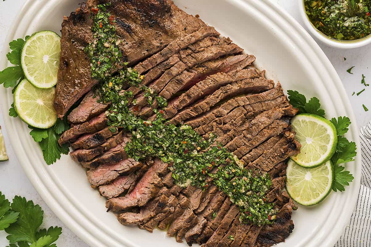 Flank Steak with Chimichurri