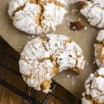 Cool whip cookies on cooling rack.