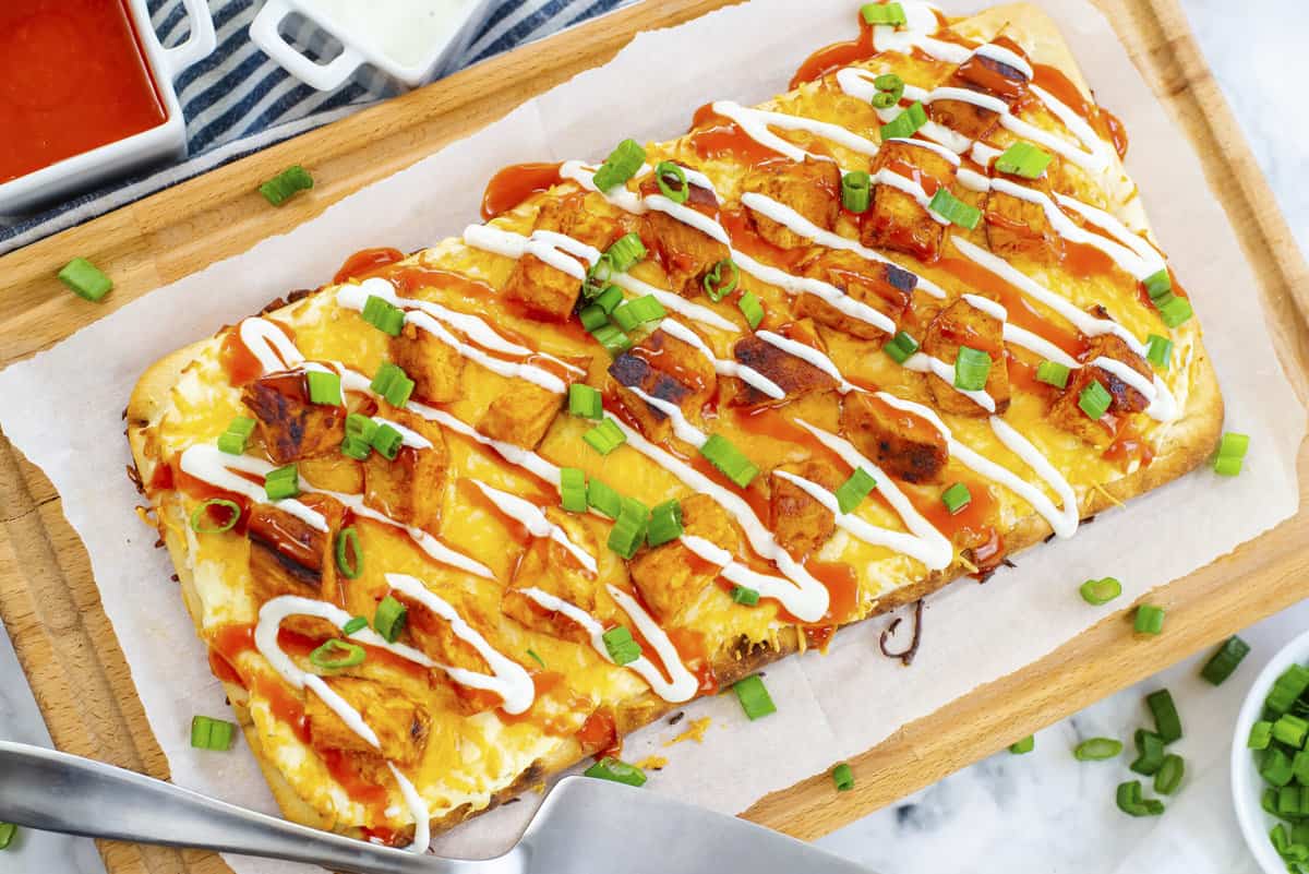 Buffalo Chicken Flatbread