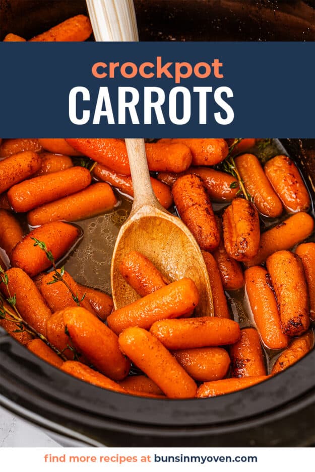 Carrots in crockpot.