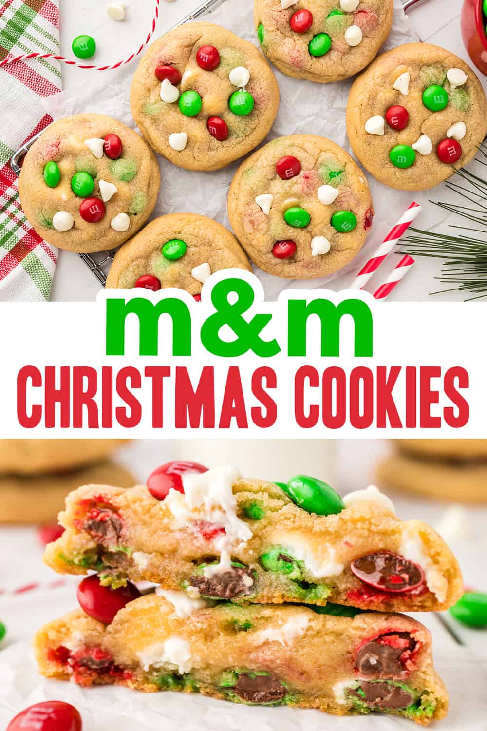 Collage of mm Christmas cookie images.