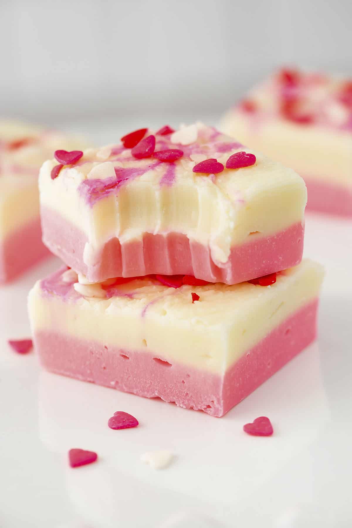 Valentine Glam White Chocolate Fudge – Must Love Home