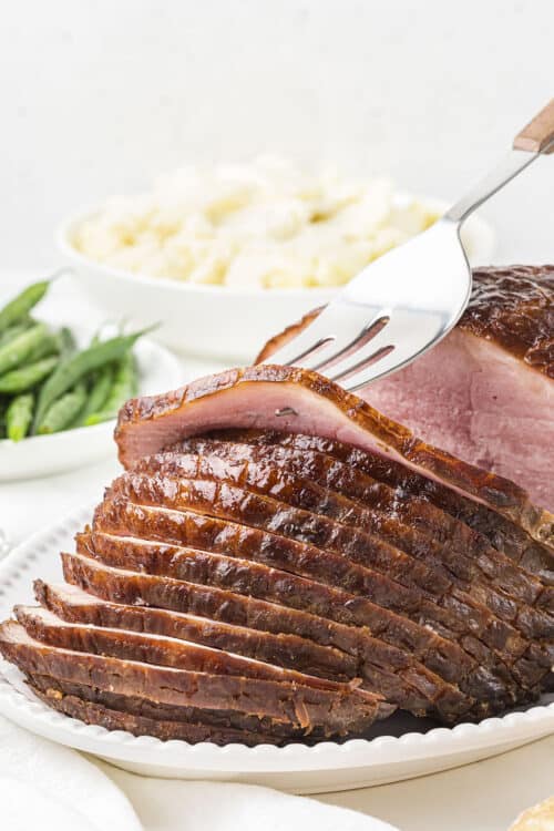 Honey Glazed Crockpot Ham Recipe | Buns In My Oven