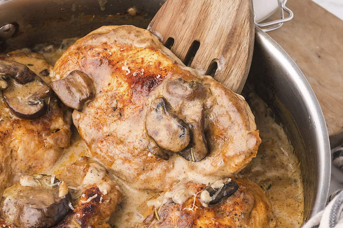 Baked Cream of Mushroom Chicken | Buns In My Oven