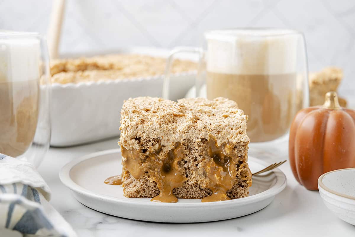 Pumpkin Poke Cake