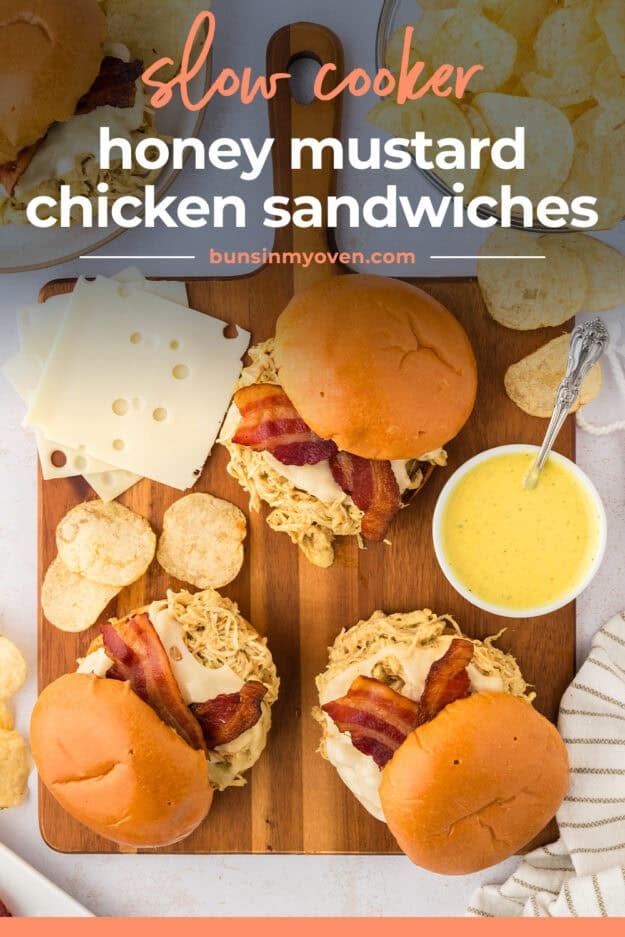 Honey mustard chicken sandwiches.