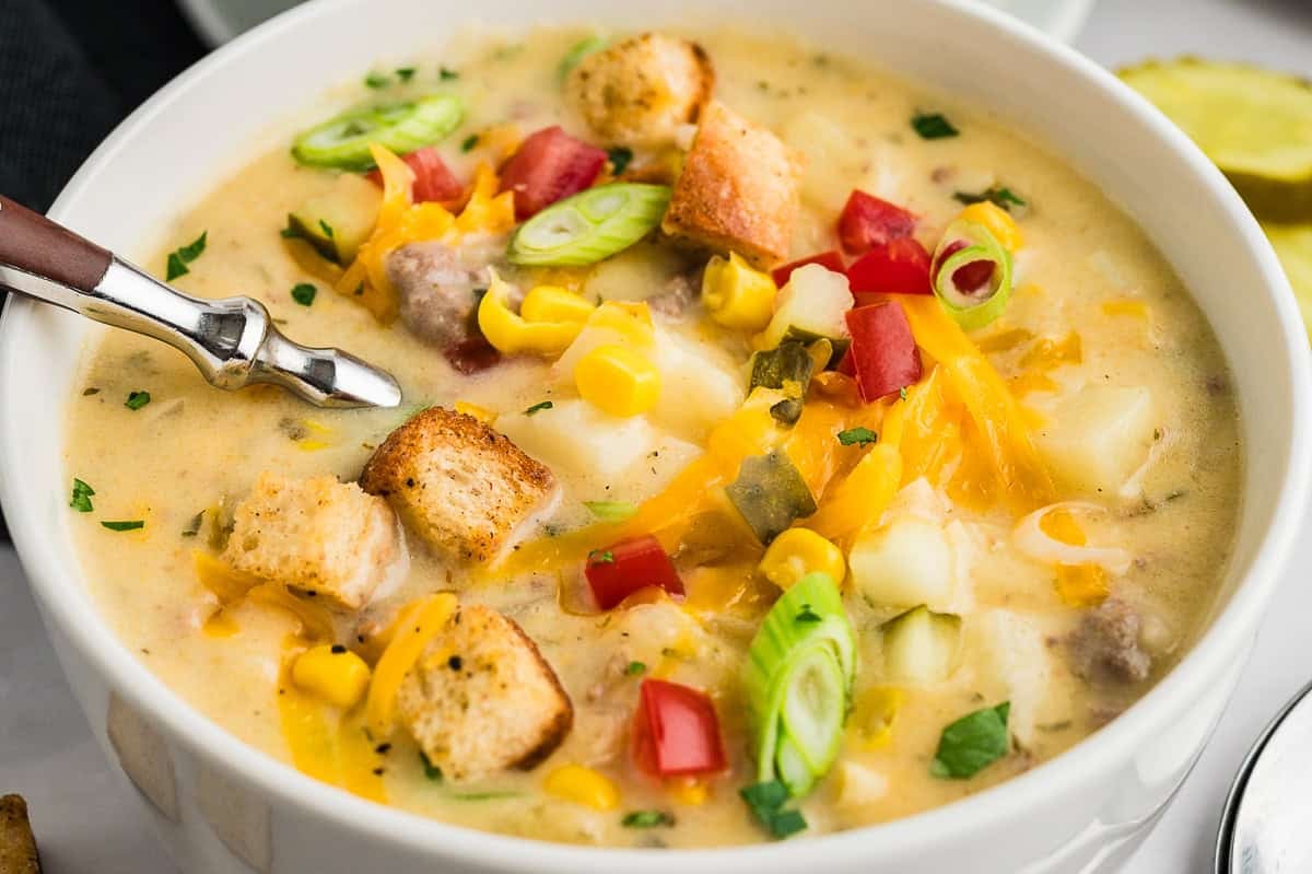 Cheeseburger Soup